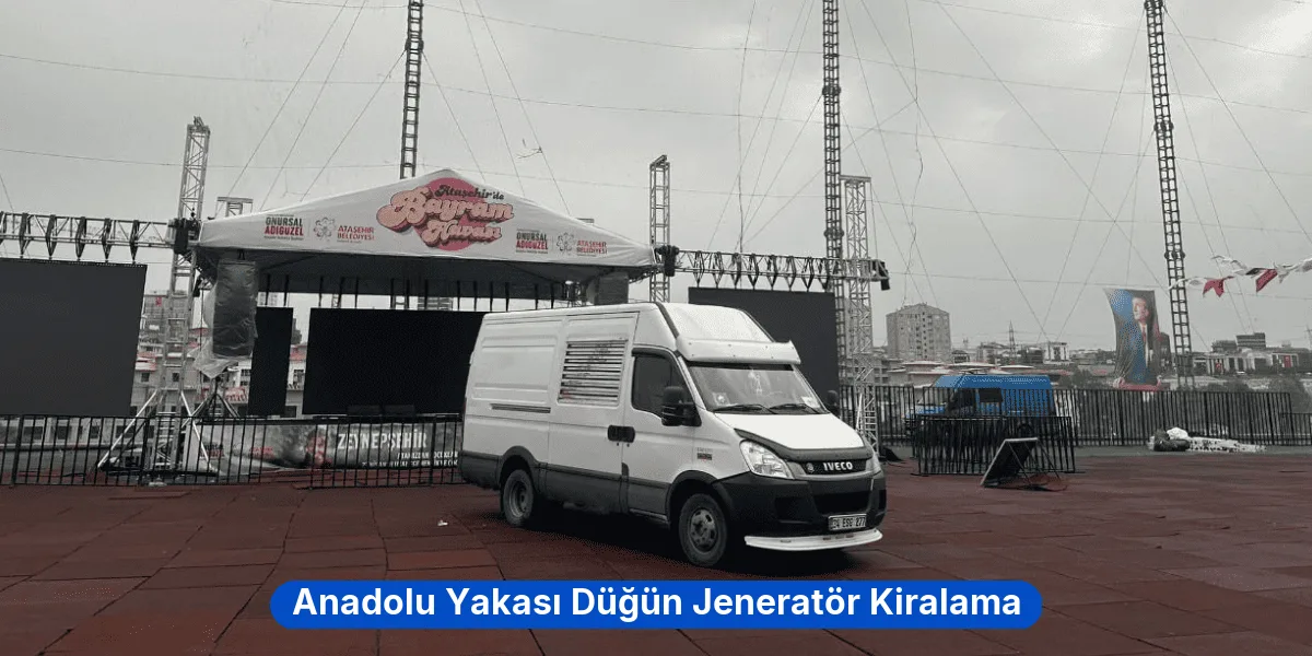 Anadolu Yakası Düğün Jeneratör Kiralama
